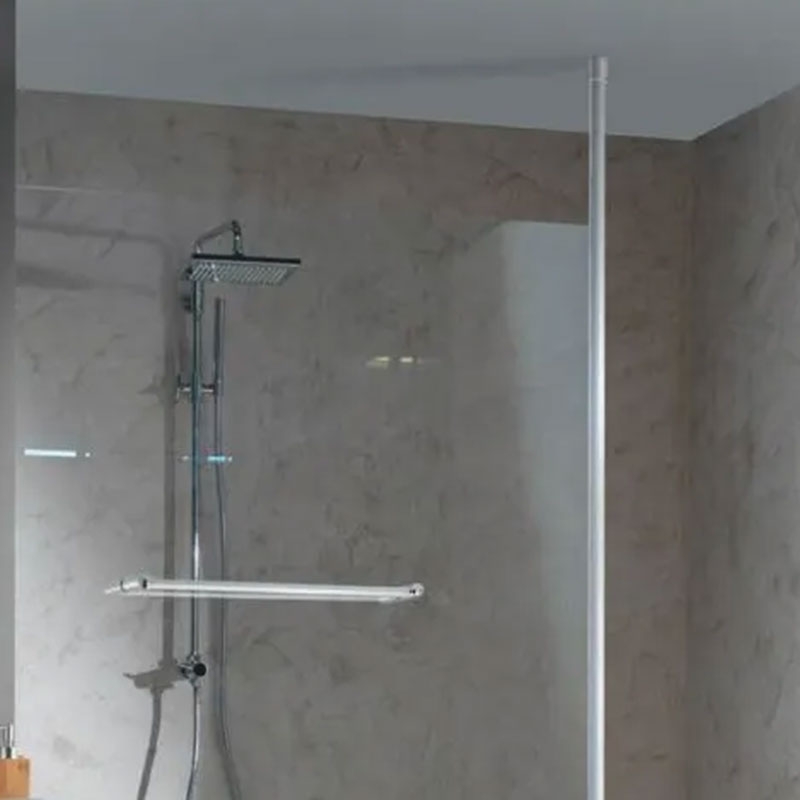 Barre de stabilisation sol-plafond pour paroi de douche fixe - Soglass