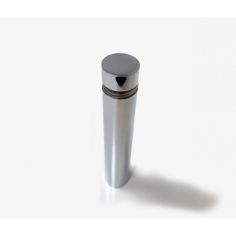 Entretoise en laiton chromé, diam 11mm H60mm Entretoise en laiton chromé, diam 11mm H60mm