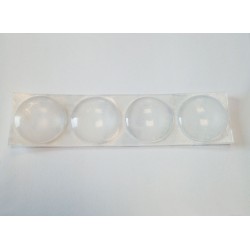4 tampons antidérapants grand format pour plateau en verre