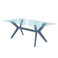 plateau table verre soglass